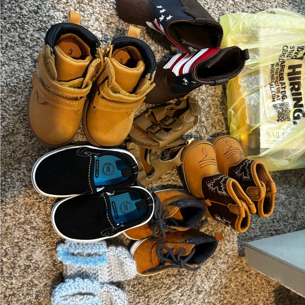 Assorted Baby Shoes Collection